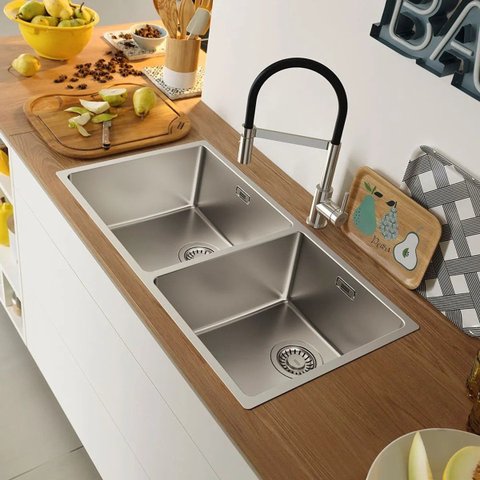 Cuba Franke de Embutir e Sobrepor em Aço Inox Linea Dupla com Acessórios 18631
