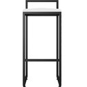 Ver imagem 6 de Kit 02 Banquetas Alta Para Cozinha Sala De Jantar Hanna L02 Preto Corano Branco - Lyam Decor