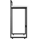 Ver imagem 7 de Kit 02 Banquetas Alta Para Cozinha Sala De Jantar Hanna L02 Preto Corano Branco - Lyam Decor