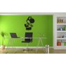 Quadro Yoshi Old em MDF Preto - 4