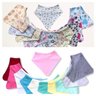 Kit 10 Babador Bandana Bebê Infantil 100% Algodão.:Menina - 5