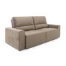 Sofá Herval Village, 3 Lugares Reclinável e Retrátil, Veludo Bege - 1