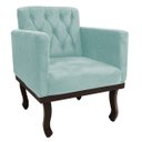 Ver imagem 4 de Kit Diva Recamier Diana 160cm Lado Direito e 01 Poltrona Classic Suede - Doce Sonho Móveis RECAMIER