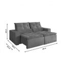 Ver imagem 2 de Sofá Retrátil e Reclinável 2 Lugares Macaé 