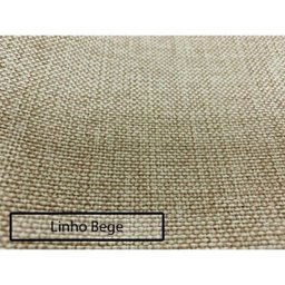 Cabeceira Serena Casal Herval Estofada, 138 cm, Linho bege - 2