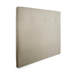 Cabeceira Serena Casal Herval Estofada, 138 cm, Linho bege - 1