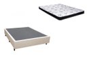 Ver imagem 1 de Cama Box Casal Bege + Colchão Espuma D20 138x188x8