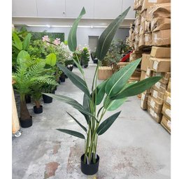 Planta Artificial Strelítzia Árvore Grande Decoração com 1.80m - 3