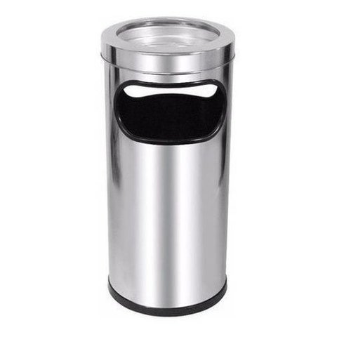 Cinzeiro Com Lixeira Para Condomínios E Empresas - Aço Inox
