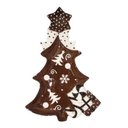 Ver imagem 1 de Petisqueira Marrom Árvore Café Natal Decorativa - Mod. 5038 - Marrom