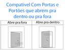 Ver mais imagens de Fechadura Trava Eletrica Reversivel 12v Abre Pra Fora e Pra dentro - Direita e Esquerda P/ Portao Po