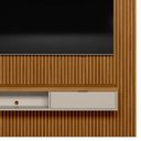 Ver imagem 5 de Painel Ripado para TV 75 Pol. com Bancada 180cm Prime Plus L06 Nature/Off White - Mpozenato
