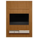 Ver imagem 1 de Painel Ripado para TV 75 Pol. com Bancada 180cm Prime Plus L06 Nature/Off White - Mpozenato