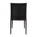 Ver imagem 5 de Conjunto Mesa e 6 Cadeiras Zurick Moderno Alumínio Rattan Sintético Café