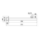 Ver imagem 5 de Chuveiro Cromado Inox Ducha Para Banheiro De Parede E125 Luuk Young