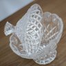 Kit 5 Peças Semi Cristal Decoração Fruteira Bomboniere- 8797 - 8795 - 8