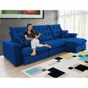 Ver imagem 6 de Sofá Coliseu 3.10m Retrátil e Reclinável Super Pillow - Azul