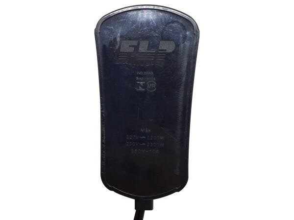 Kit 3 Extensão Elétrica 3 Tomadas 2p 10A 10 Metros Cabo Paralelo Bivolt 127V e 250V - Preto - 10 Met - 5