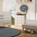 Ver imagem 1 de Cômoda de Bebê 4 Gavetas Baby Branco/Rosa/Azul