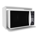 Ver imagem 2 de Nicho Aéreo de Cozinha em Mdf para Micro-ondas 60cm Multimóveis Cr20435 Branco