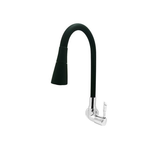 Torneira Cozinha Conic Preta Parede 2 Jatos C61 3068 1/4
