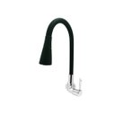 Ver imagem 2 de Torneira Cozinha Conic Preta Parede 2 Jatos C61 3068 1/4