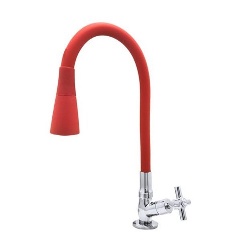 Torneira Cozinha Conic Vermelha Mesa 2 Jatos C31 3069 1/4