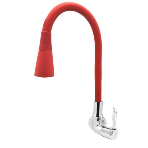 Torneira Cozinha Conic Vermelha Parede 2 Jatos C61 3068 1/4