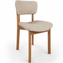 Ver imagem 7 de Kit 06 Cadeiras para Sala de Jantar Cozinha Living Estofada Dara L02 Linho Bege - Lyam Decor