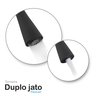 Torneira Cozinha Tubo Silicone Conic Bancada 2 Jatos 1/4v Preto - 2