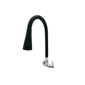 Torneira Cozinha Conic Preta Parede 2 Jatos C29 3068 1/4