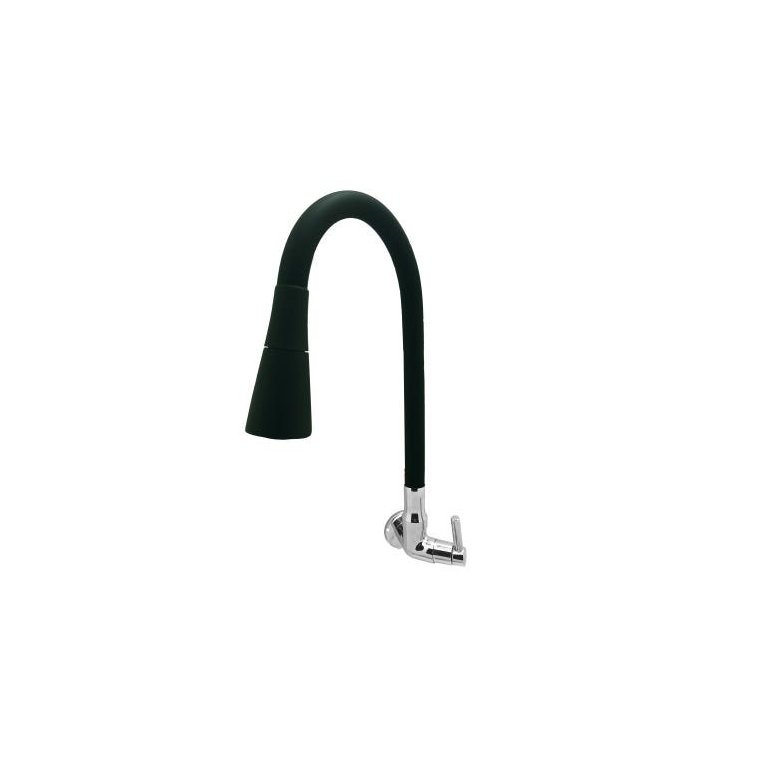 Torneira Cozinha Conic Preta Parede 2 Jatos C29 3068 1/4