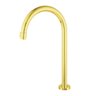 Torneira Slim Tube Dourada Fosca Alta 3492 - 1