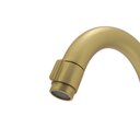 Ver imagem 2 de Torneira Lavatório Banheiro Slim Tube Bica Baixa  ¼V Luxo Dourada Fosca