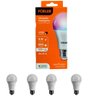 Kit 4 Lâmpada Inteligente Rgb 9w Wifi Smart Color Bivolt Foxlux - 2