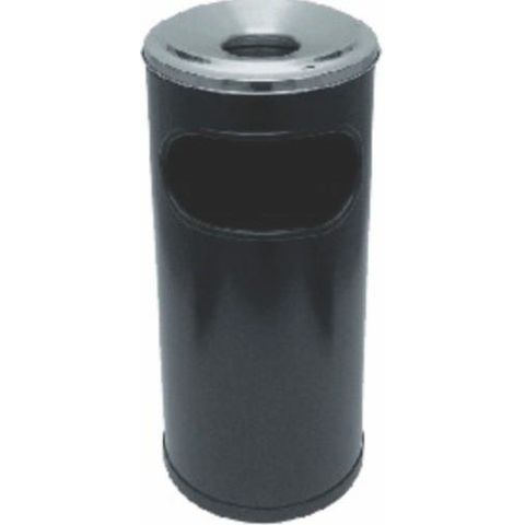 Cinzeiro Lixeira Coleta De Bituca Para Fumódromo Esmaltada