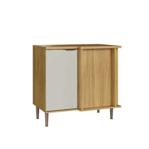 Balcão de Cozinha Copenhague 1 Porta Ipê/sabbia - Decibal