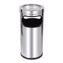 Ver imagem 2 de Lixeira Com Cinzeiro Para Área De Fumante/fumódromo- Inox:Inox