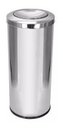 Ver imagem 1 de Lixeira Aço Inox 22 Litros Tampa Meia Esfera:inox