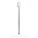 Ver imagem 6 de Cesto Individual Lixeira Coleta Seletiva 40 Litros Com Poste:Preto