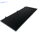 Ver imagem 2 de 1 Prateleira Preta 80X30 Com Suporte Flutuante Mdf  Organizadora Decoração Cozinha Quarto Banheiro