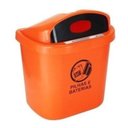 Ver imagem 1 de Lixeira Coletor Para Descarte De Pilhas E Baterias 40 L:preto e laranja