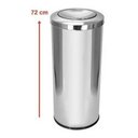 Ver imagem 2 de Lixeira Aço Inox 50 Litros C19:Inox