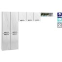 Ver imagem 3 de Cozinha de Aço Compacta Rubi 7 Portas Smart Branco - Telasul