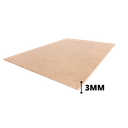 Ver imagem 3 de Kit 10 Chapa de MDF Cru 3mm -20cm x 28cm x 3mm - Placa Decoração, Chapa para Adesivo Sublimação