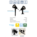Ver imagem 3 de Espeto/spot Led Play Pc Ip65 5w Luz Verde Biv Preto Blumenau