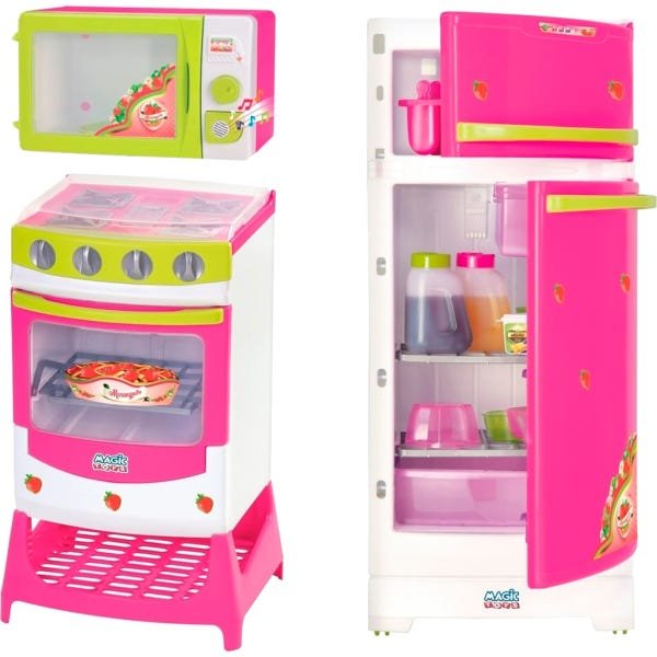 Cozinha Infantil Magic Toys Super Kit Moranguita - Rosa