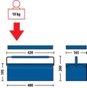 Ver imagem 4 de Caixa Baú Com Bandeja Ref: 1341-Bau Com Bandeja