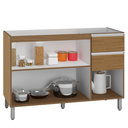 Ver imagem 3 de Balcão 3 Portas 2 Gavetas sem Tampo Evidence