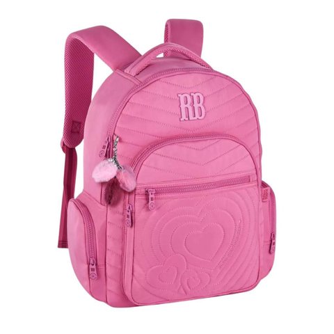 Mochila de Costas 17,5 Rosa Rebecca Bonbon Rb24581